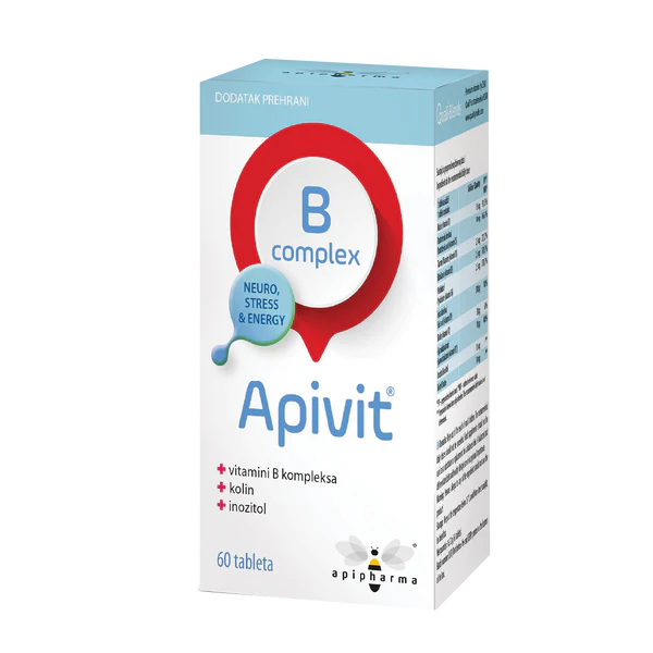 Apivit B Complex 60 Tabs - New Pharma Store