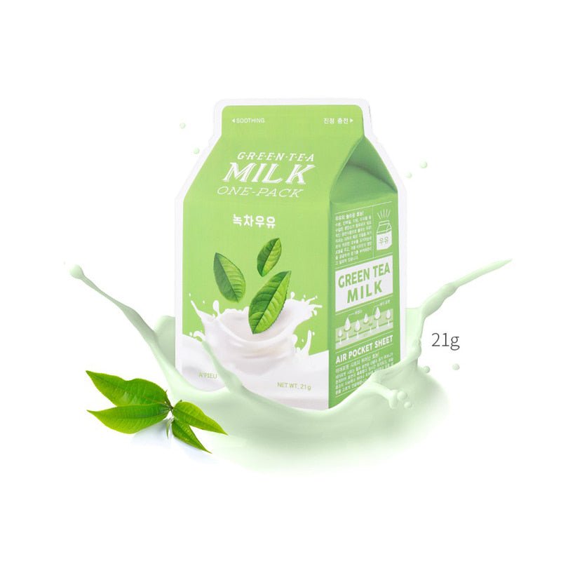 A'PIEUA'PIEU Milk One-Pack Face Mask 21g (Green Tea)