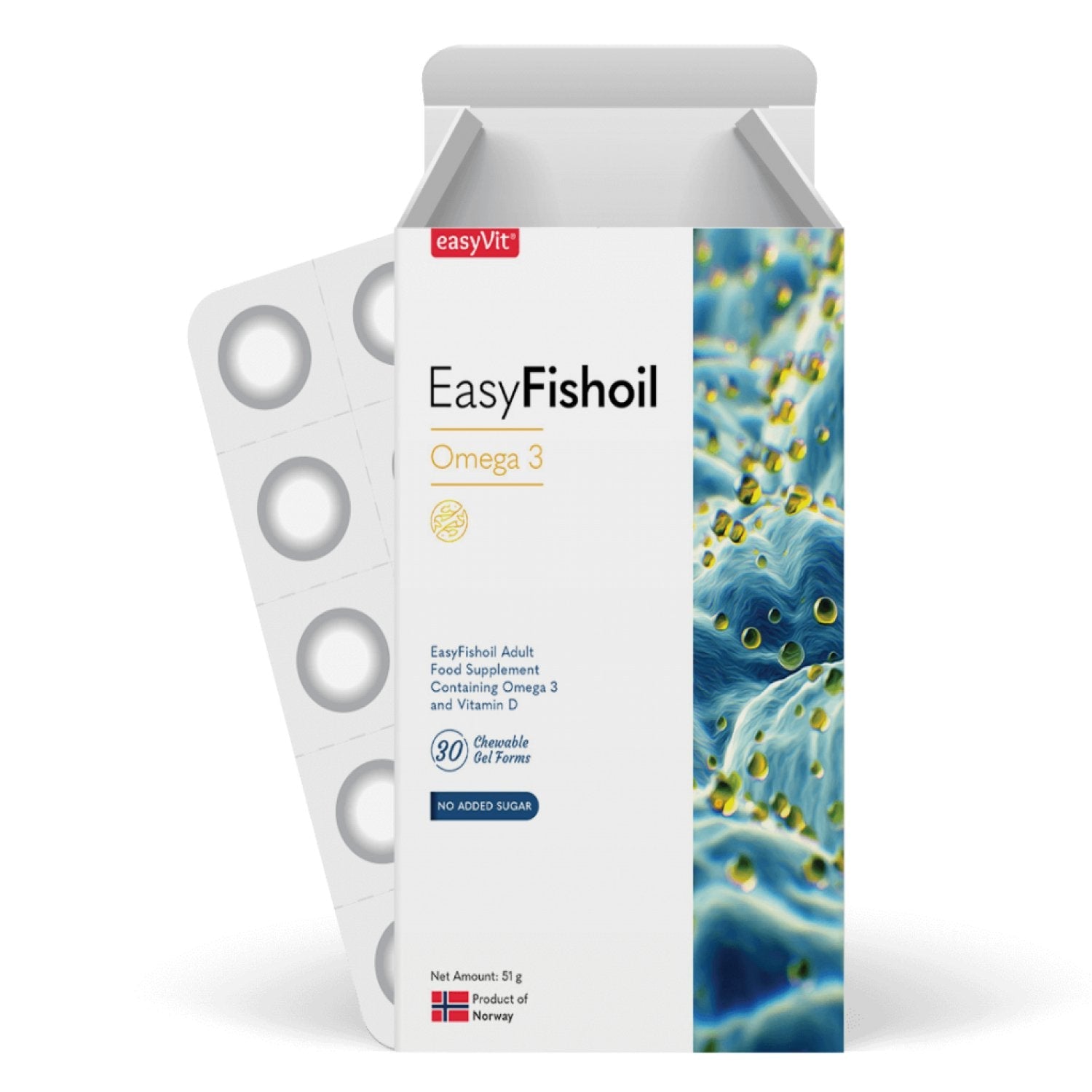  EasyVit EasyVit Easy Fish Oil Omega-3 Adult 30 Chewable Gel Tablets