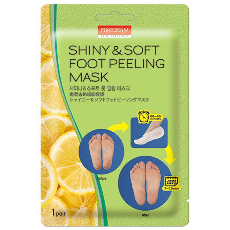 PUREDERMPUREDERM Shiny & Soft Foot Peeling Mask 1 pair